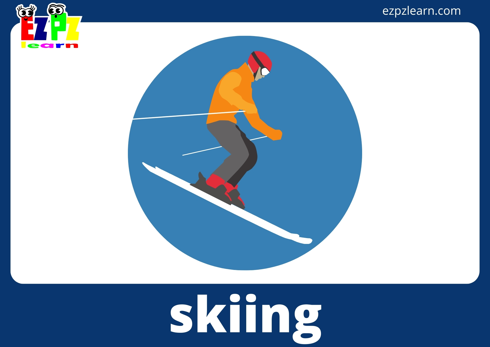 skiing